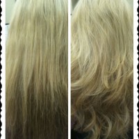 Custom Hair Extensions: Before / After