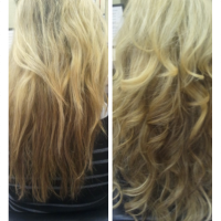 Custom Hair Extensions: Before / After